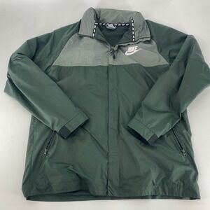 Nike‎ Men's Green Colorblock Windbreaker Jacket Size L